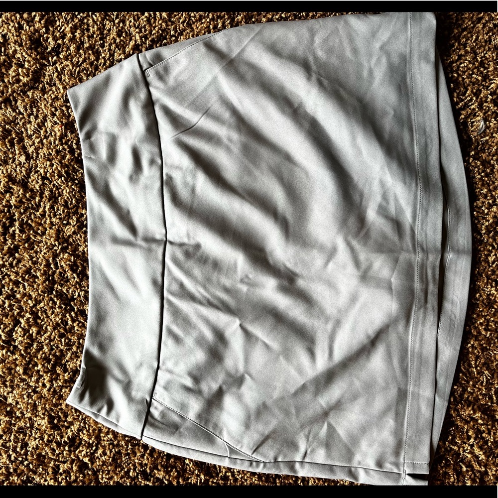 Gray golf skirt